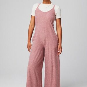Fabletics Mauve Jumpsuit - Buttery Soft Material- has  Pockets